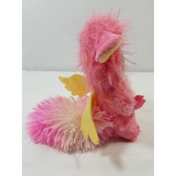 Magic Mixies Pink interactive plush toy 8" teal eyes gold wings misting cauldron - Picture 5 of 9